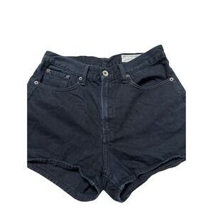 Rag & Bone Shorts Women's 28 Black Denim Dark Wash Cotton Blend